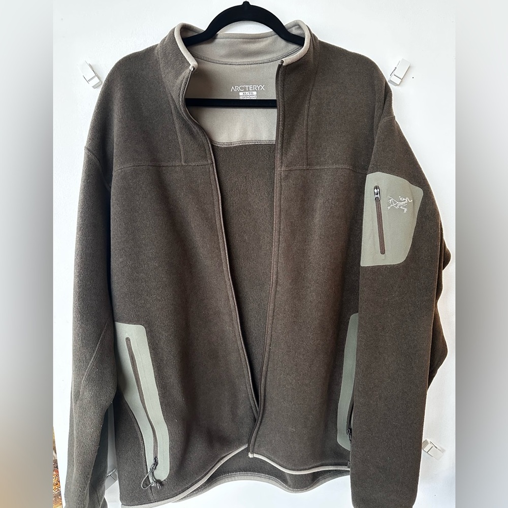 Arc’teryx Men’s Polartec Fleece Jacket - XL - Brown